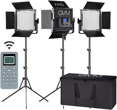Panel luz LED bicolor 3200K-5600K estudio set 3