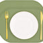 Mantel ovalado silicona verde 2 pzas
