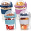 Set 4 Tazas Desayuno con Cuchara y Cubierta