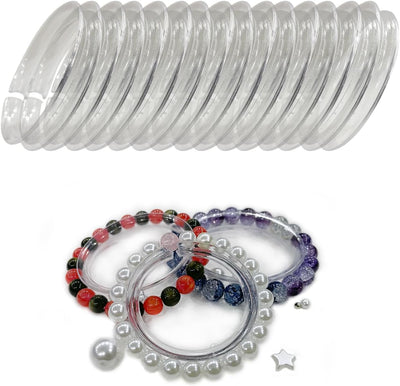Soporte acrílico para pulseras transparente 15 pzas