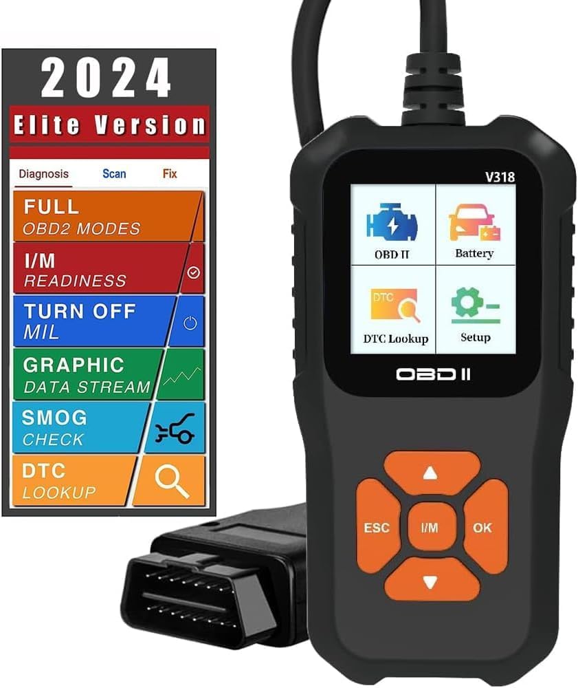 Escáner OBD2 para diagnóstico de fallas del motor