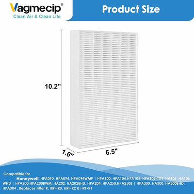6 Pack Filtro HEPA R HPA300 y 10 Pre Filtros A HRF-AP1