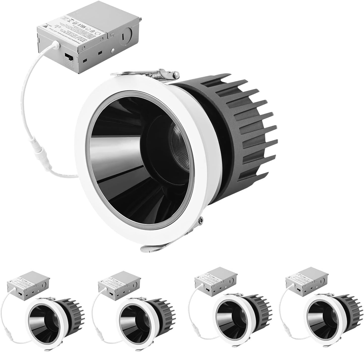 Foco LED empotrado espectro completo 5CCT regulable CRI 97