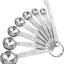 Set 8 cucharas medidoras acero inox para cocina hornear
