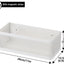 Estante magnético para lavadora 11" blanco