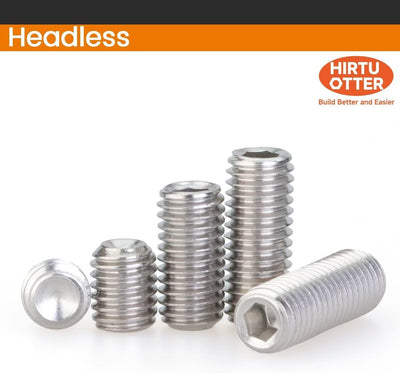 Tornillos acero inox 304 8mm x 8mm 30 pzas