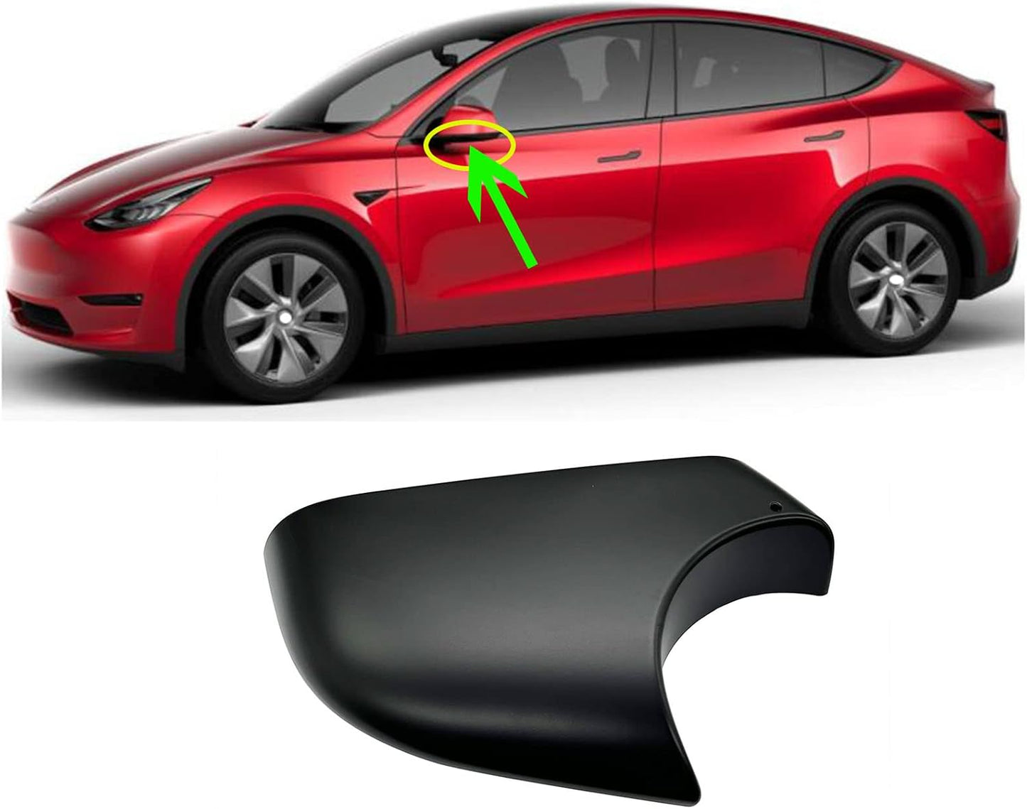 Repuesto soporte cubierta espejo retrovisor Tesla Modelo Y