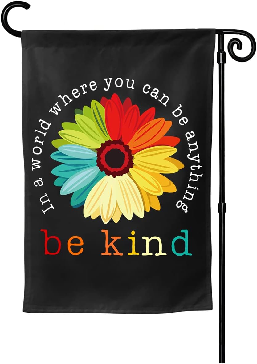 Cartel jardín «be kind garden» patrones duradero resistente