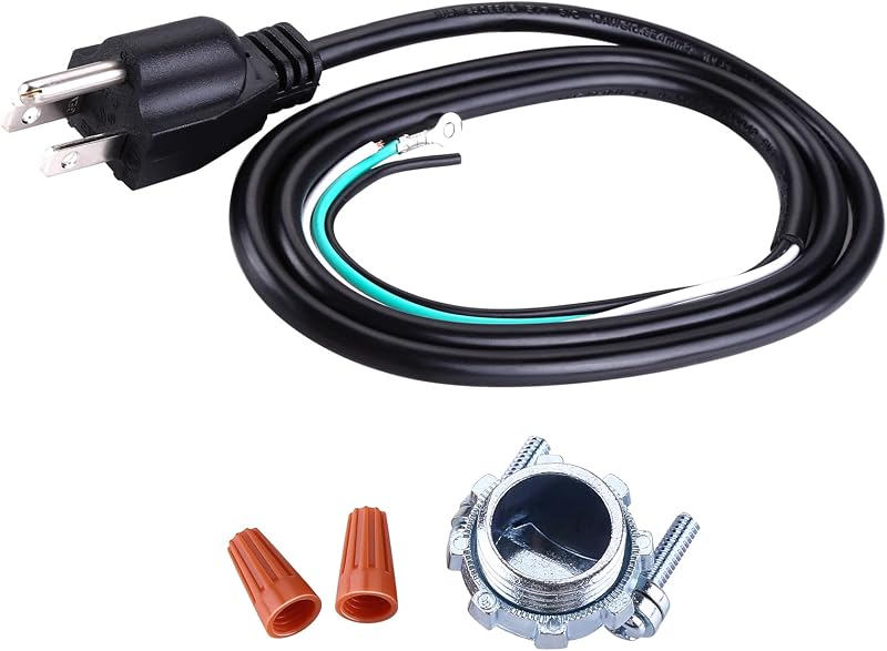 Kit cable alimentación triturador basura 3ft resistente