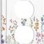 Placa decorativa para interruptor dúplex con flores