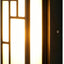 Lámpara pared exterior 13pulg IP65 LED 120V aluminio negro
