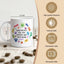 Taza cerámica doble cara 11oz regalo microbiología