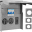 Panel salida eléctrica RV con disyuntor 20-50A 125/250V