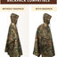 Poncho militar Rip-Stop camuflaje impermeable