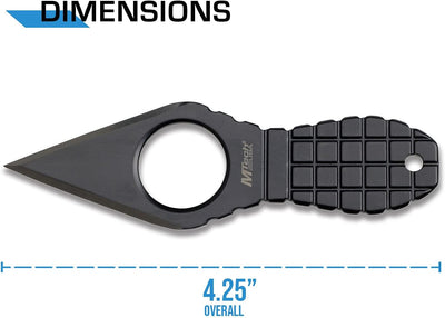 Cuchillo fijo espiga fibra nailon caza camping EDC