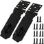 2 Cerraduras Puerta 4" Acero Inox Seguridad Negro
