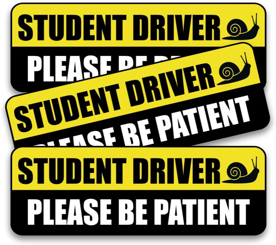 Adhesivo señal seguridad 'Please Be Patient' pack 3