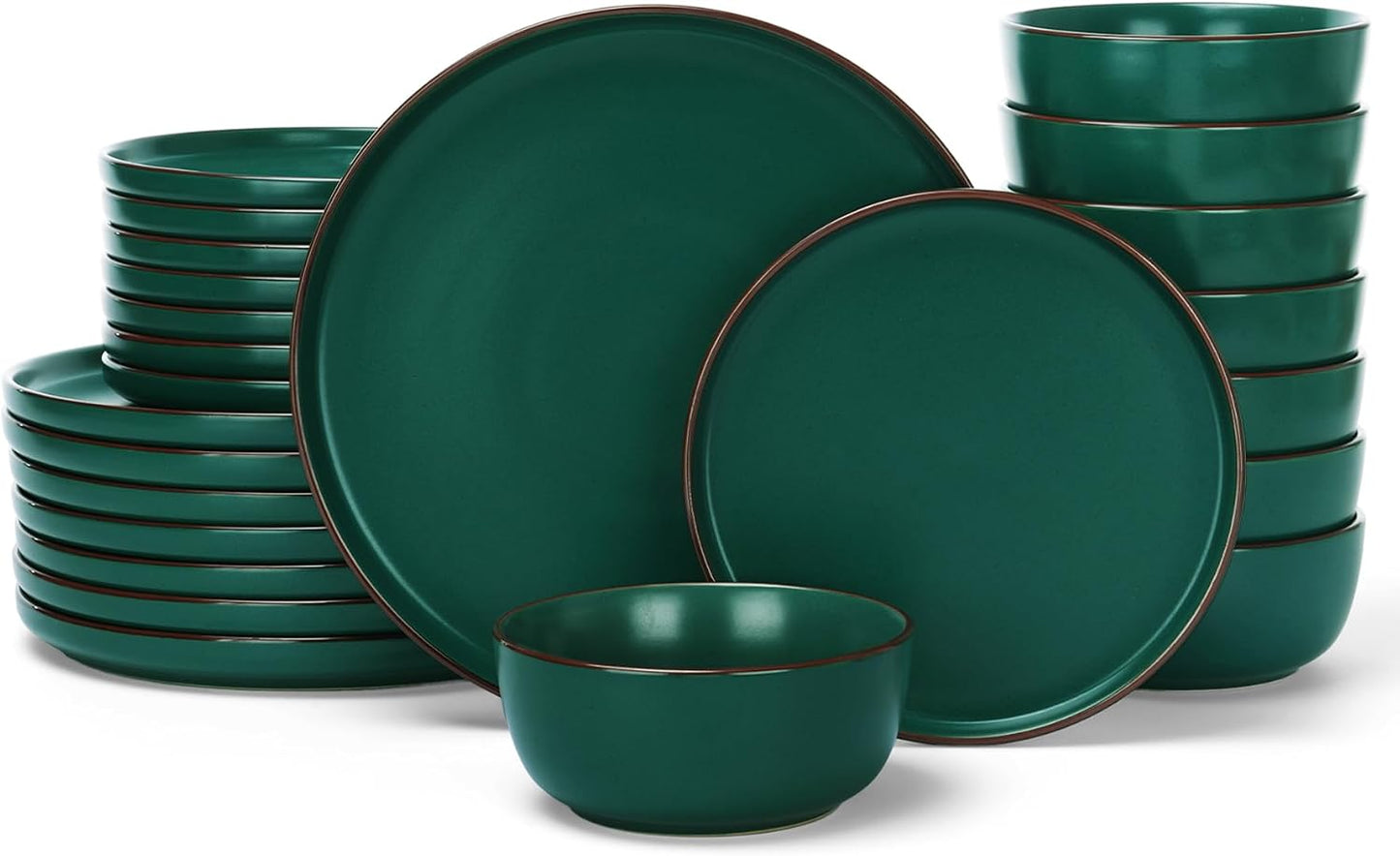 Set 24 Pzas Vajilla 8 Personas Apto Microondas