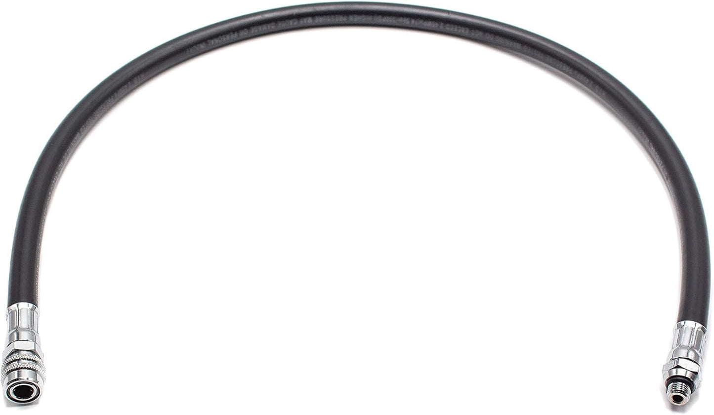 Manguera inflado goma negra 30.71pulg conector UNF 3/8-24