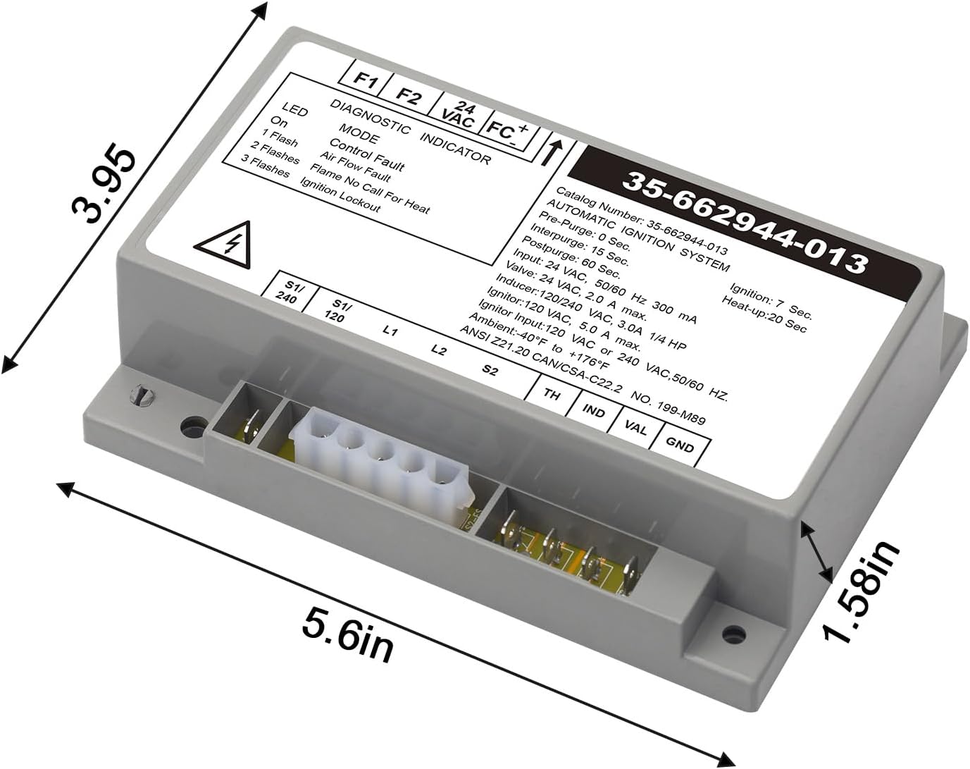 Módulo encendido calentador piscina spa 42001-0052s