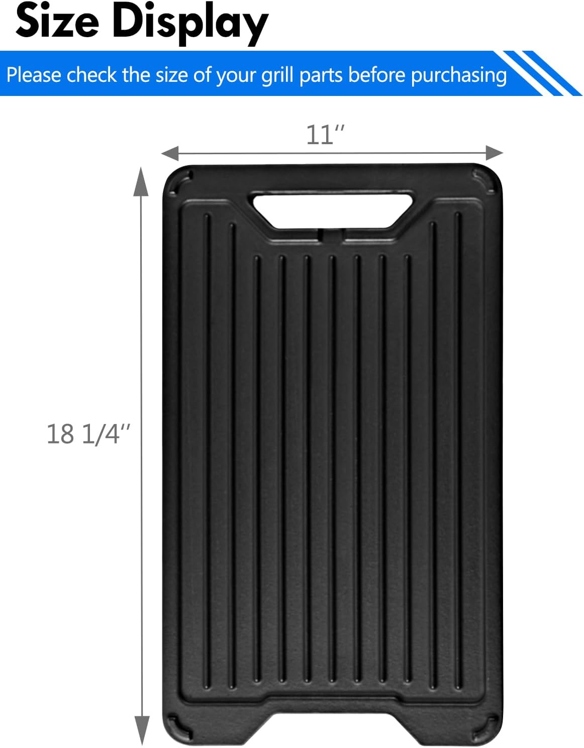 Repuesto placa plancha Traeger Pro 34 Pro 22 Pro 575 Pro 780
