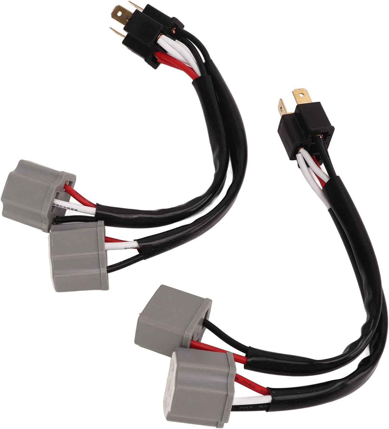2 Adaptadores Arnés Faros 9003 H4 Macho Hembra