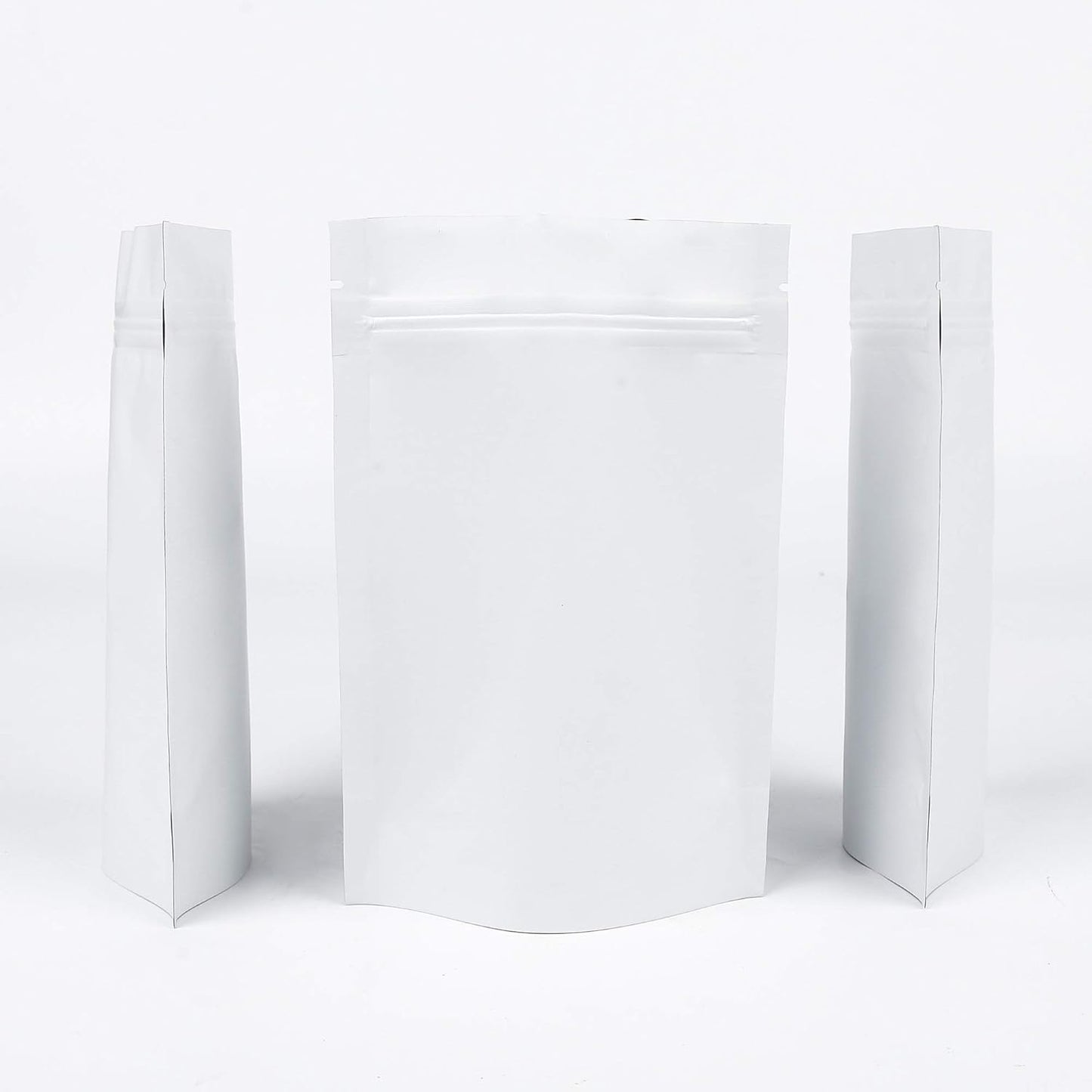 100 Bolsas QuickQlick Resellables Doble Cara 4.7x7.1" Blanco