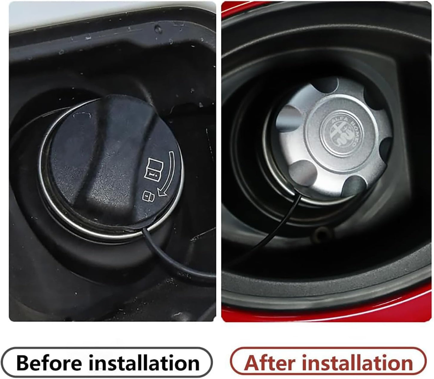 Cubierta tanque combustible aluminio 3D Alfa Romeo