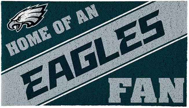 Tapete Philadelphia Eagles 28x16pulg deportivo