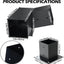 Kit soportes pérgola techo inclinado 15° y pared