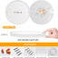 6 Lámparas LED techo 12" 3CCT
