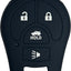 Funda llave coche Nissan Cube Juke Rogue 4 botones silicona