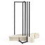 Apilador perchas metal soporte ropa ahorrador espacio