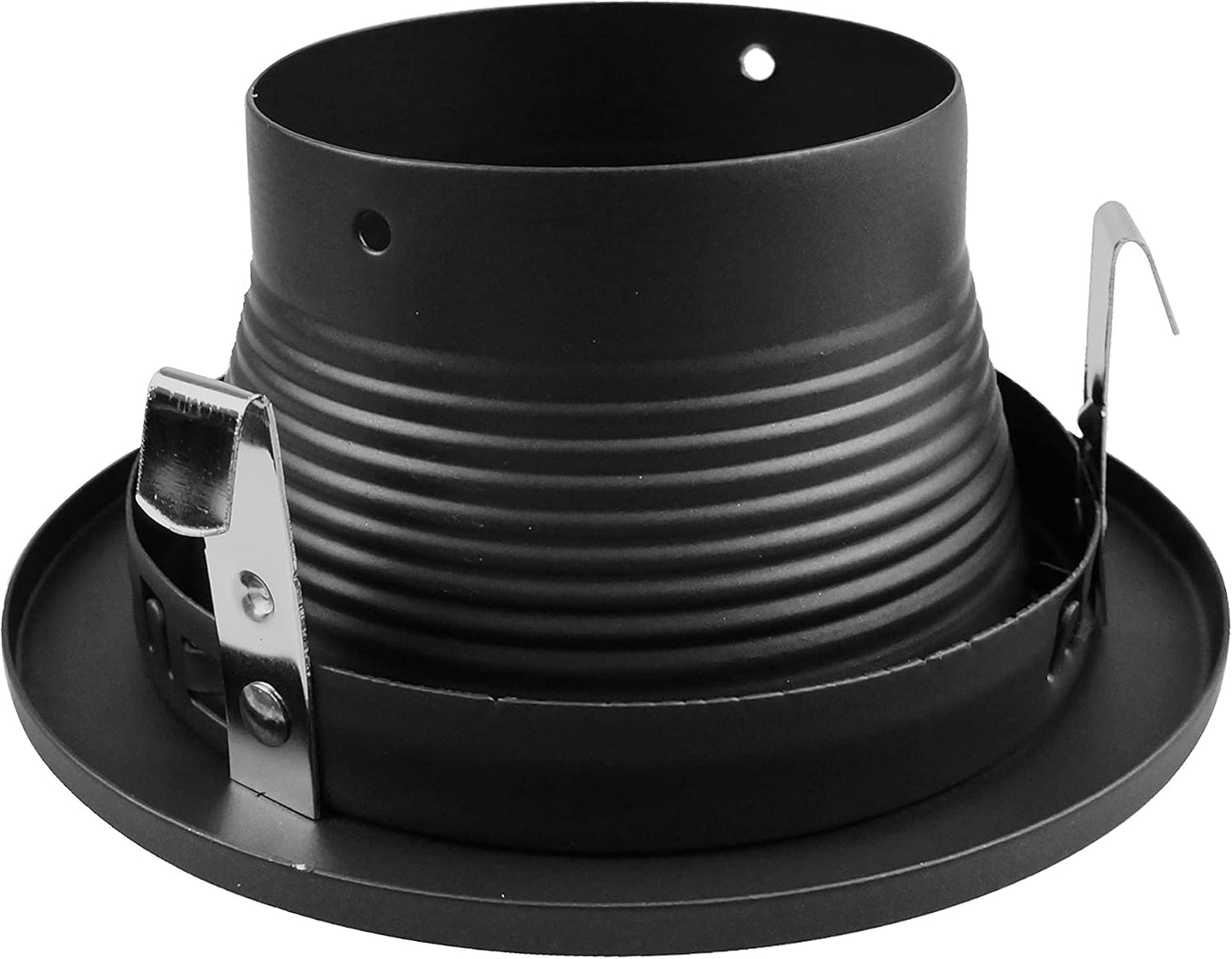 Bafle empotrable negro 4pulg para MR16