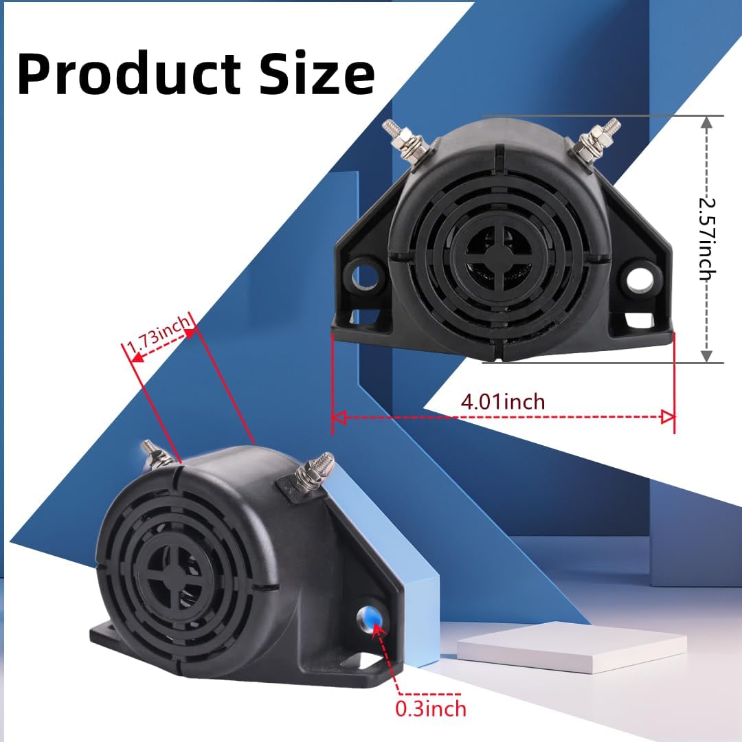 Alarma 12-48V 110db bocina inversa camión vehículos pesados