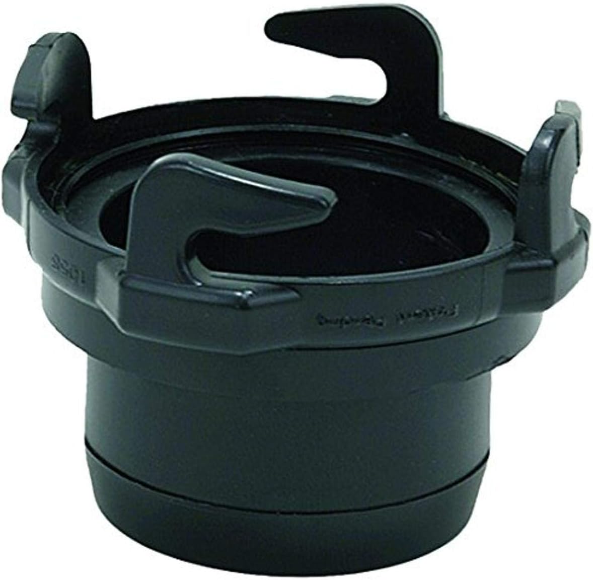 Adaptador manguera recta 3" Negro