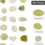 Piedras jade pulido decorativas 20lb para plantas y jardín