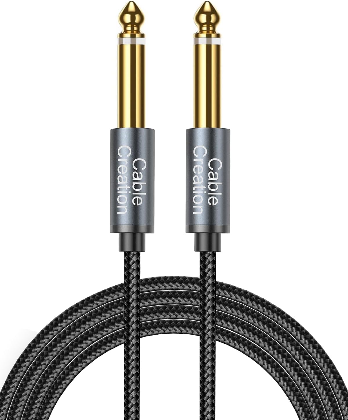 Cable guitarra 1/4 pulg TS recto macho a macho 10 pies