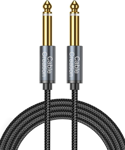 Cable guitarra 1/4 pulg TS recto macho a macho 10 pies
