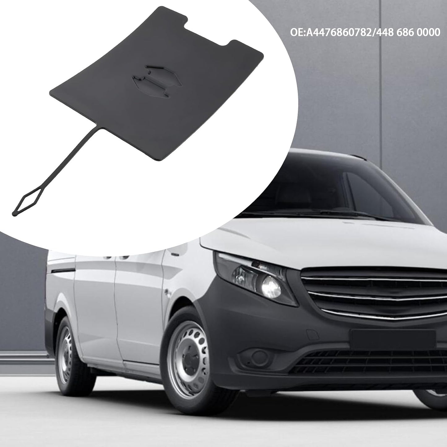 Cubierta rueda delantera plástico comp Mercedes VITO W447