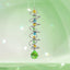 Bola Giratoria Viento Espiral Captura Sol Arco Iris Cristal