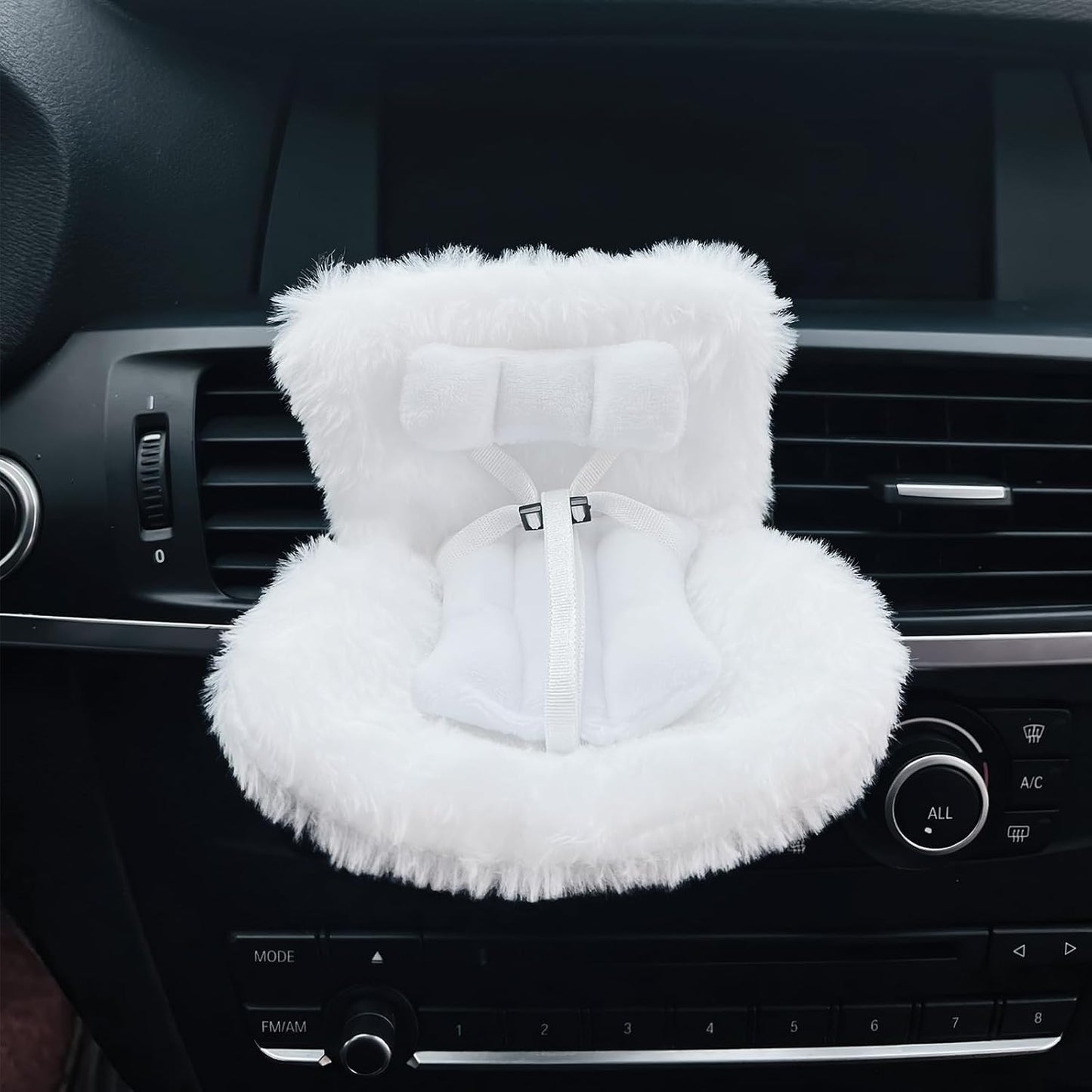 Clip ventilación coche para muñecas con cojín suave