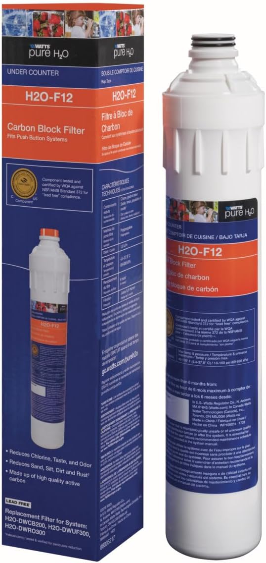 Filtro carbono para fregadero Pure H2O