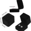 Caja terciopelo para aretes regalo boda negro