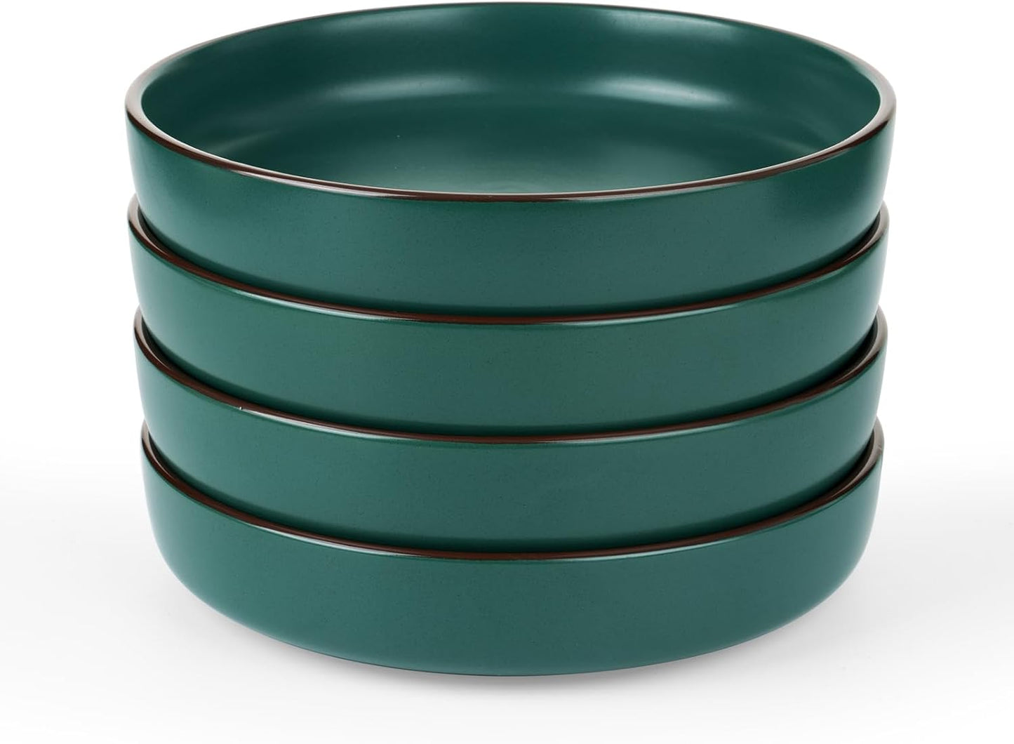 4 Pzas Cuencos Pasta Gres Grandes 33oz para Microondas