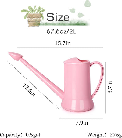Regadera interior 67oz pico largo boquilla extraible rosa