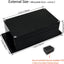 Caja conexiones impermeable IP65 plástico ABS negro
