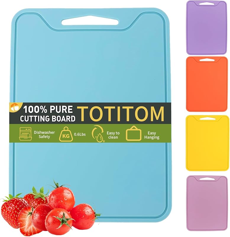 Tabla cortar silicona 11.8x8.6pulg antideslizante sin BPA