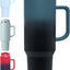 Taza térmica acero inox 50oz con pajita y tapa negro