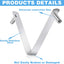 Pinza cepillo piscina clip V accesorios poste inox